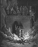 Dore_27_Dan03_Shadrach Meshach and Abednego in the Furnace
